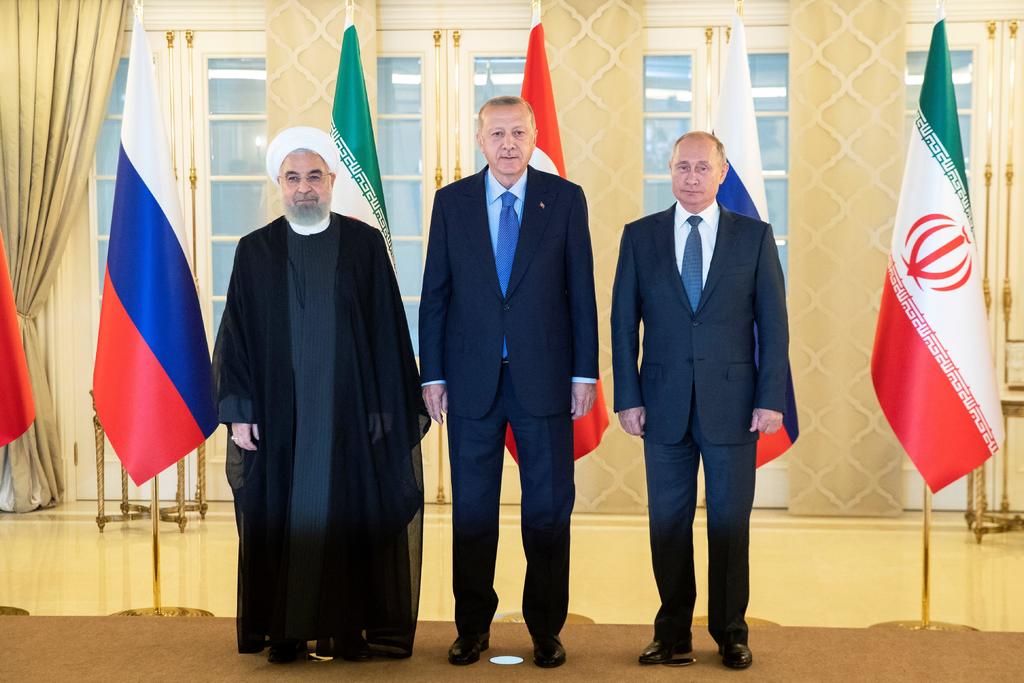 Debaten Erdogan, Putin y Rohaní sobre Siria