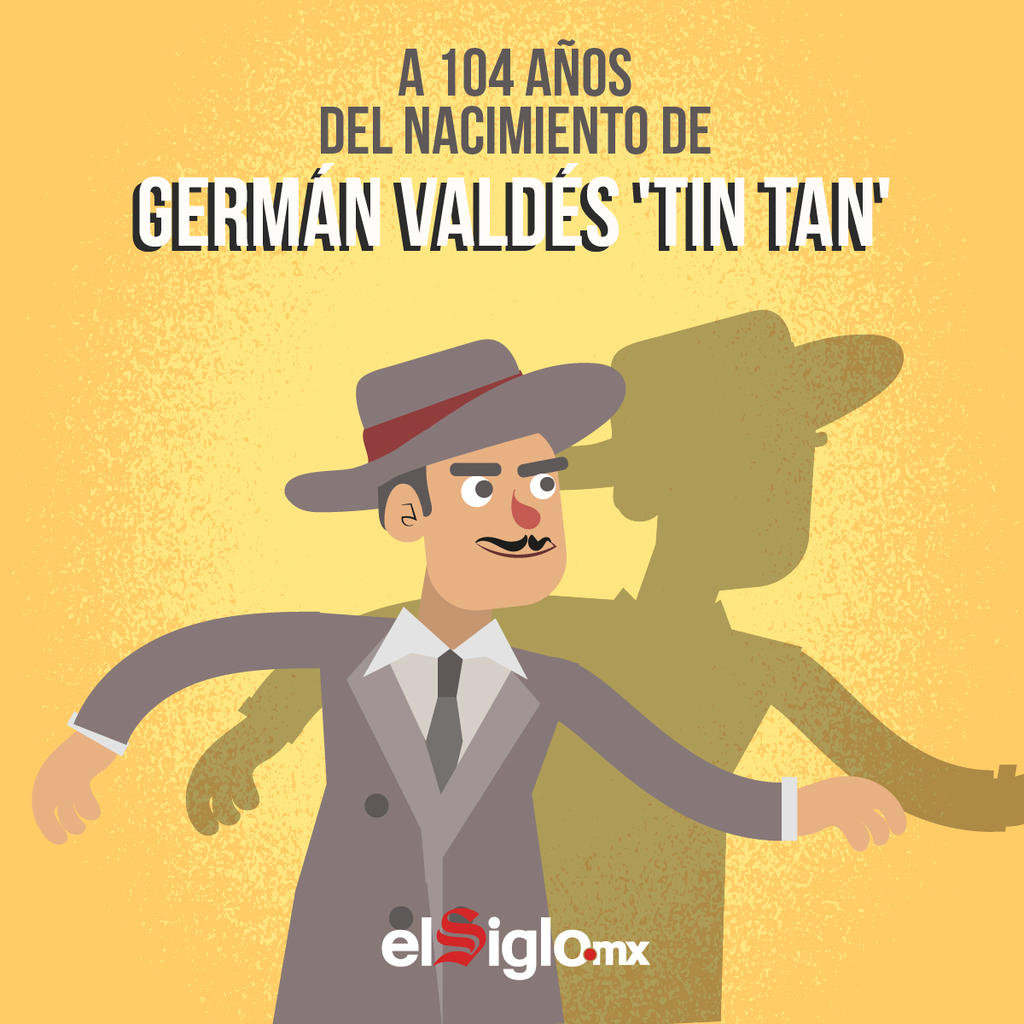 1915: Nace Germán Valdés 'Tin Tan', popular actor, cantante y comediante mexicano
