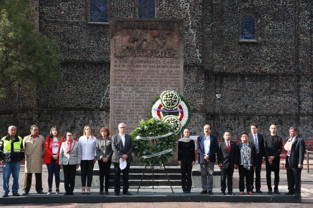 Crimen de Estado, Masacre de Tlatelolco: Sheinbaum