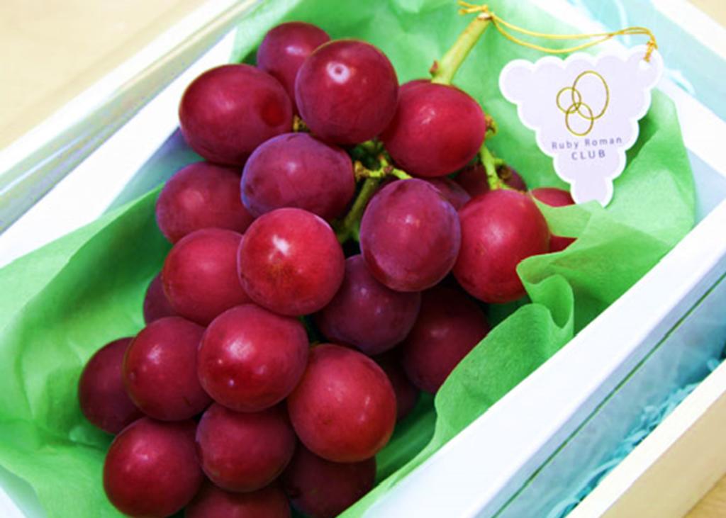 Esta uva japonesa podría ser la más cara del mundo
