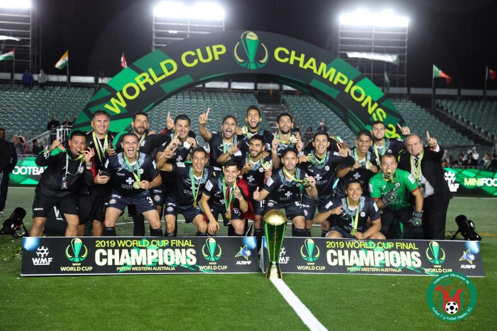 México es campeón mundial en minifutbol