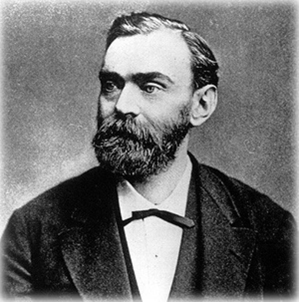 1833: Nace Alfred Nobel, reconocido químico, ingeniero, escritor, inventor y fabricante de armas sueco