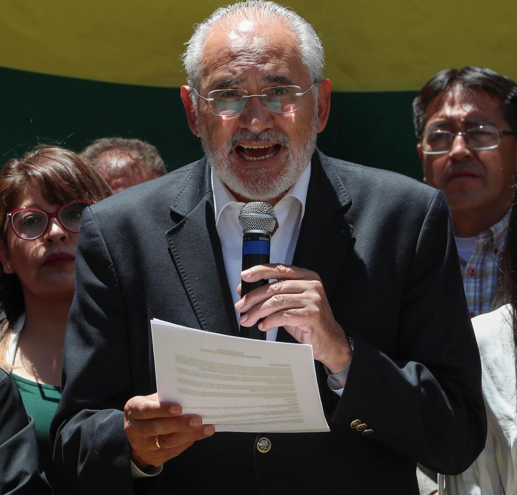 Opositor boliviano pide paro total en La Paz por supuesto fraude electoral