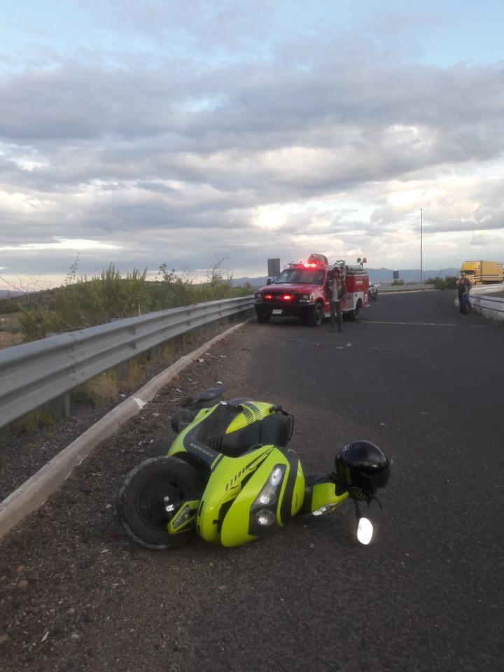 Motociclista perdió la vida