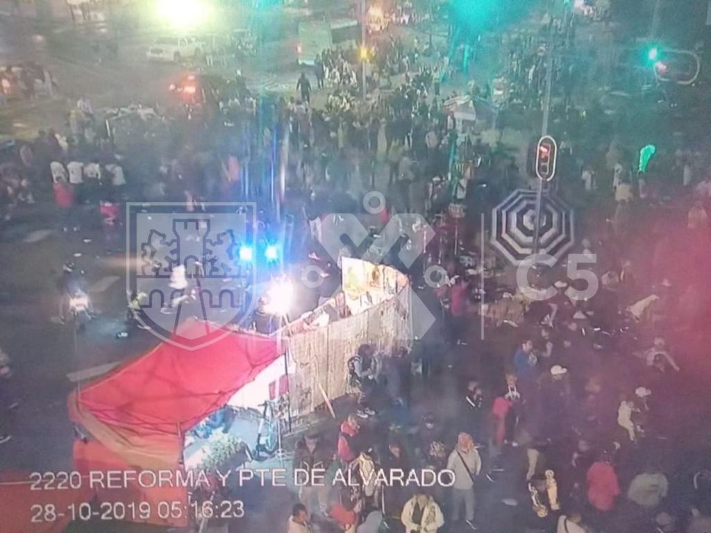 Festejo de San Judas paraliza avenida en CDMX