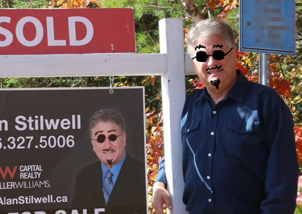 Vendedor responde con humor al vandalismo