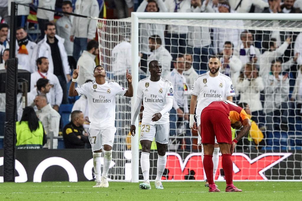 Real Madrid golea al Galatasaray en la Champions League