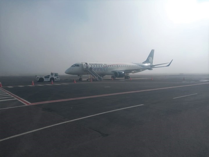 Neblina provocó cierre de 4.5 hrs del Aeropuerto