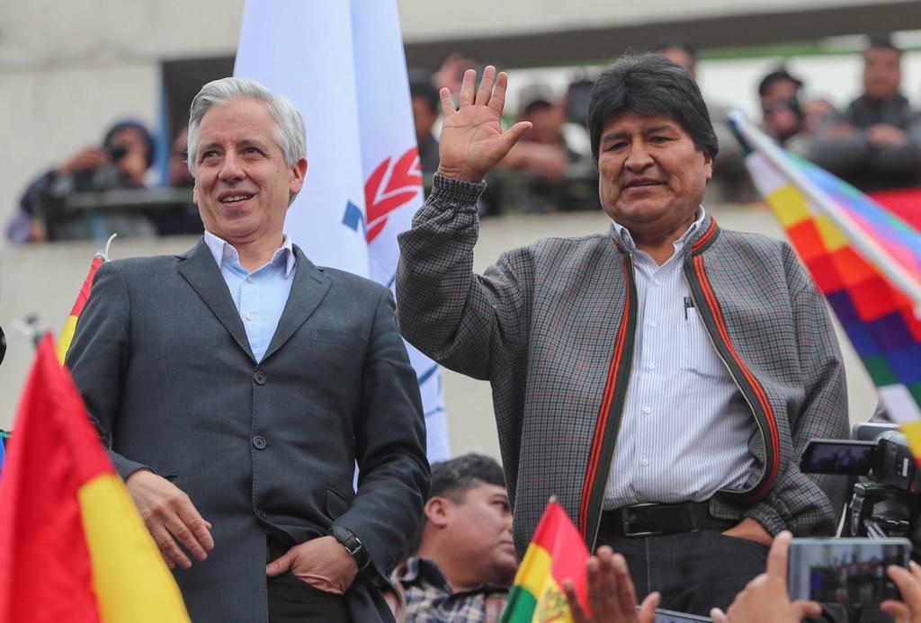 Dimite Álvaro García, vicepresidente de Bolivia