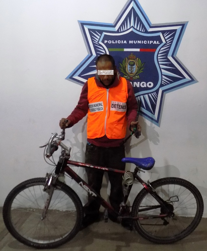 Adicto roba bici pero lo atrapan los policías
