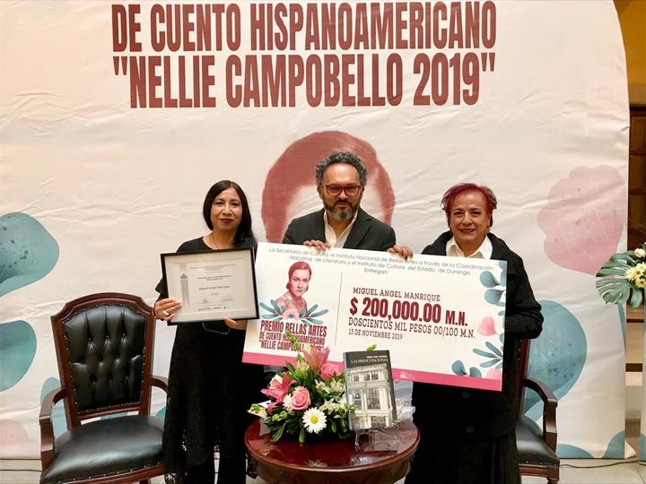 Entregan premio Nellie Campobello 2019