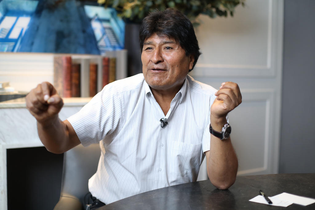 Evo Morales tiene libertad de expresión en México: SRE