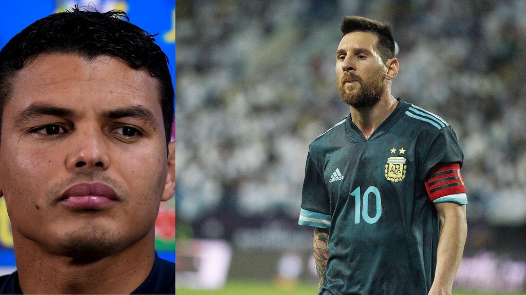 Hay árbitros que por admiración favorecen a Messi: Thiago Silva