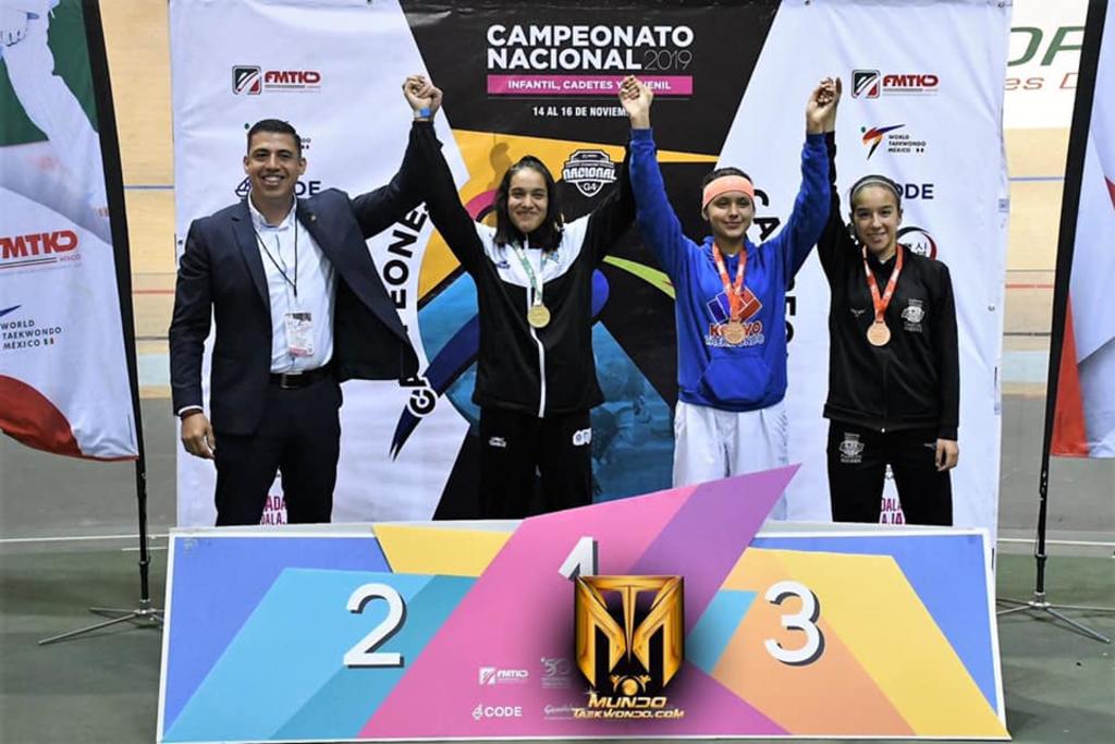 Oro para Durango en Nacional de TKD