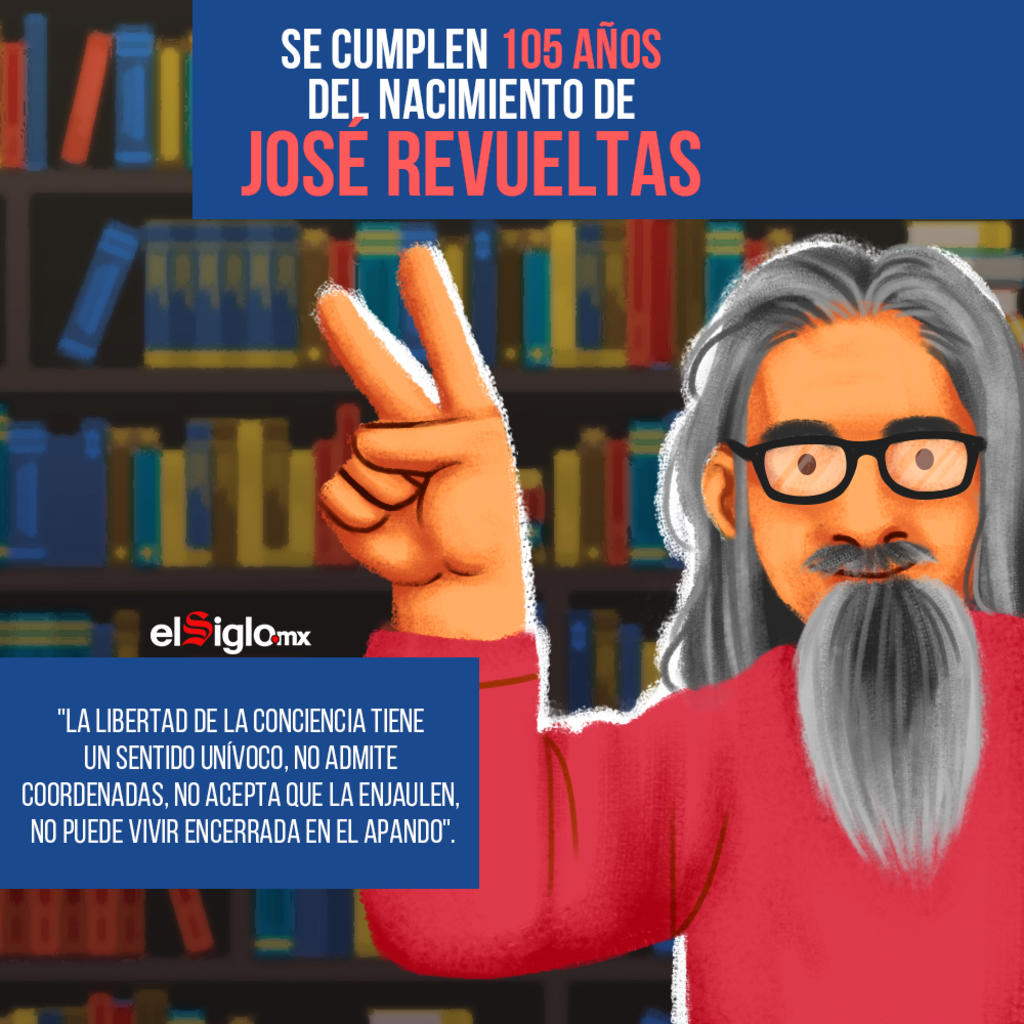 1914: Nace José Revueltas, reconocido escritor, guionista y activista político duranguense
