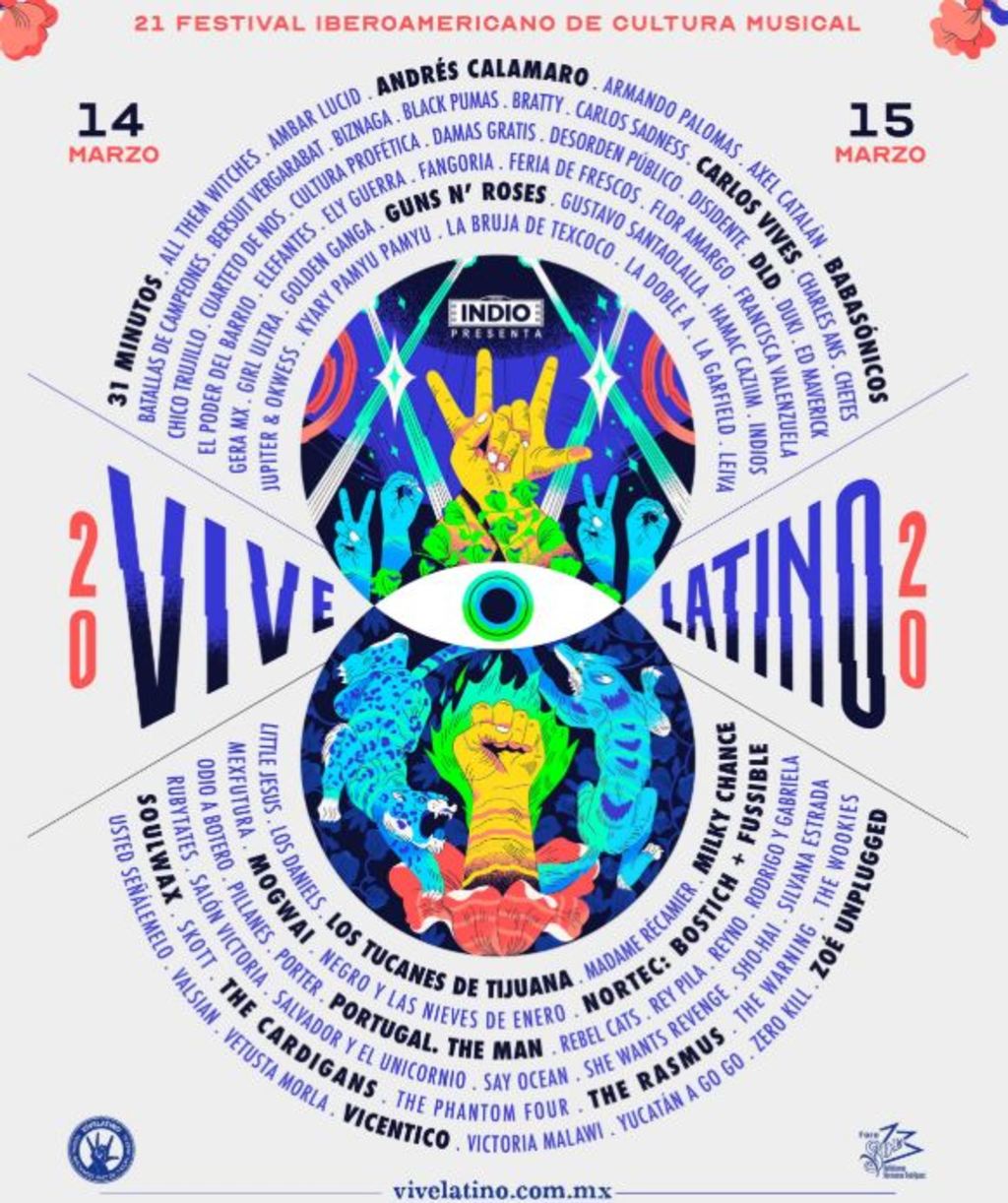 Vive Latino 2020 presenta cartel