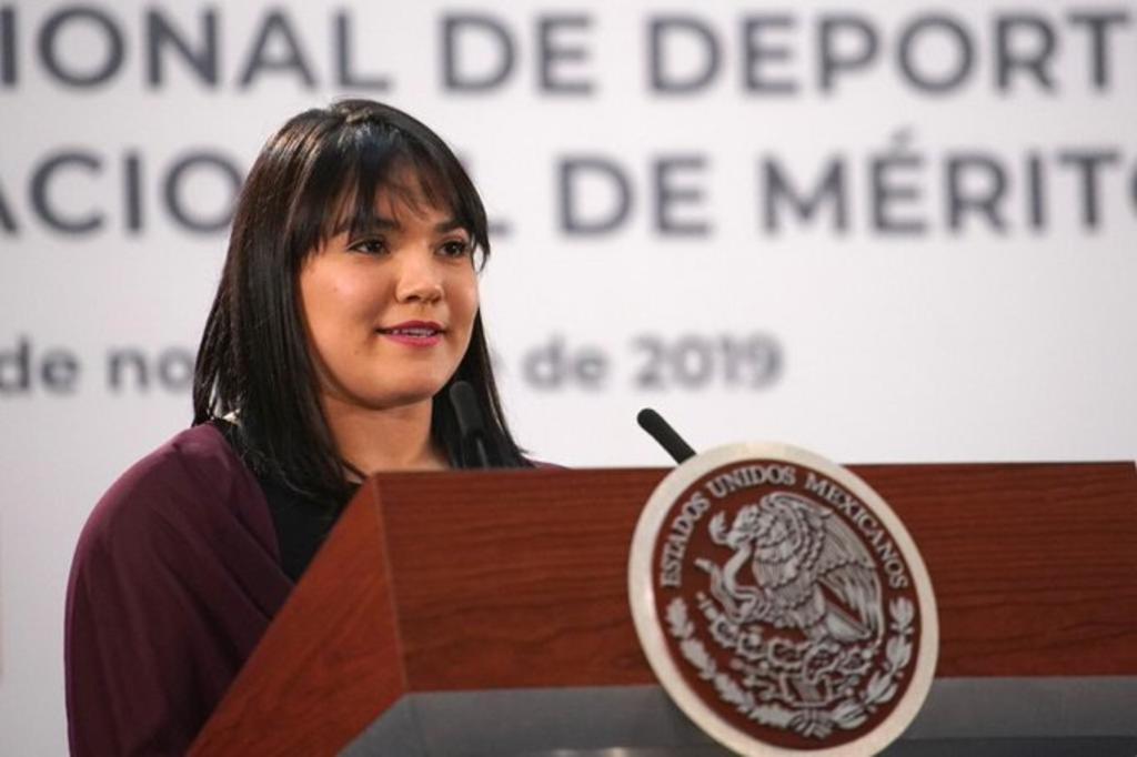 Alexa Moreno motivada por el Premio Nacional del Deporte