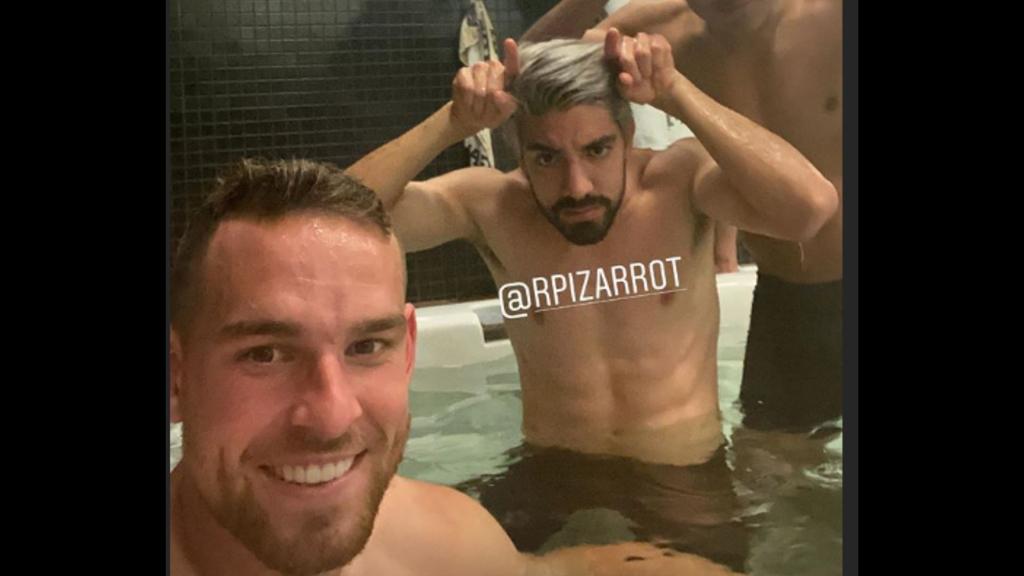 Así celebraron los jugadores de Rayados la goleada a Santos