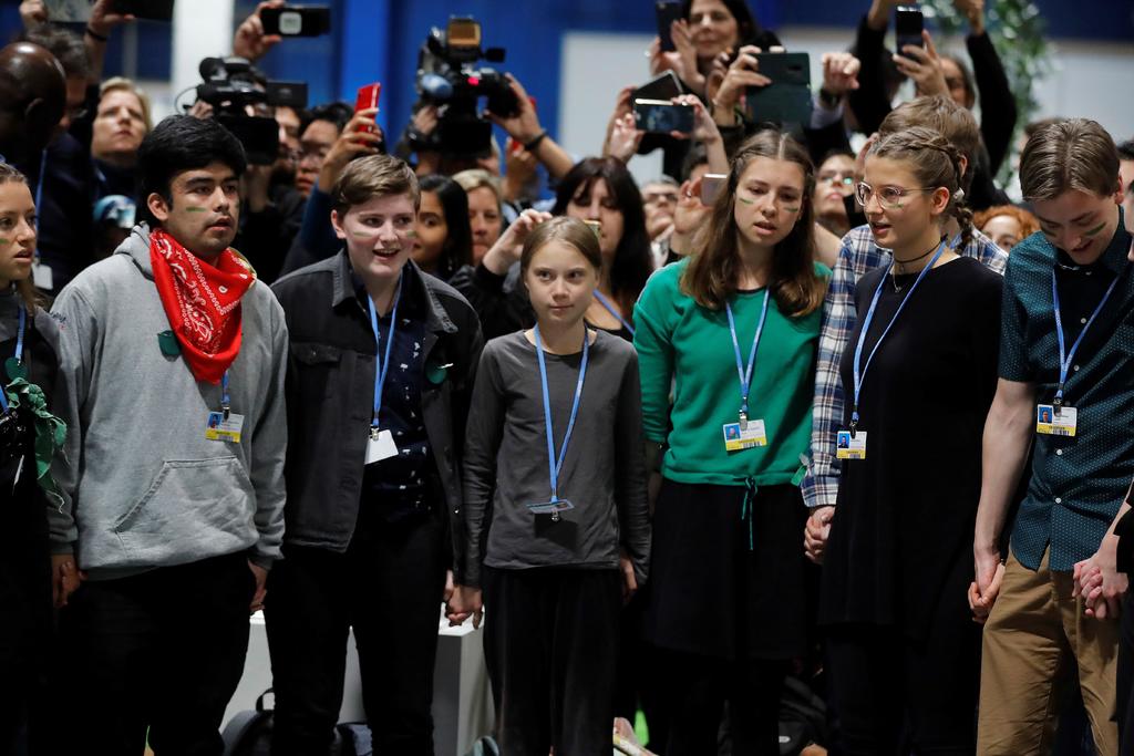 Greta Thunberg llega por sorpresa a la Cumbre del Clima de Madrid