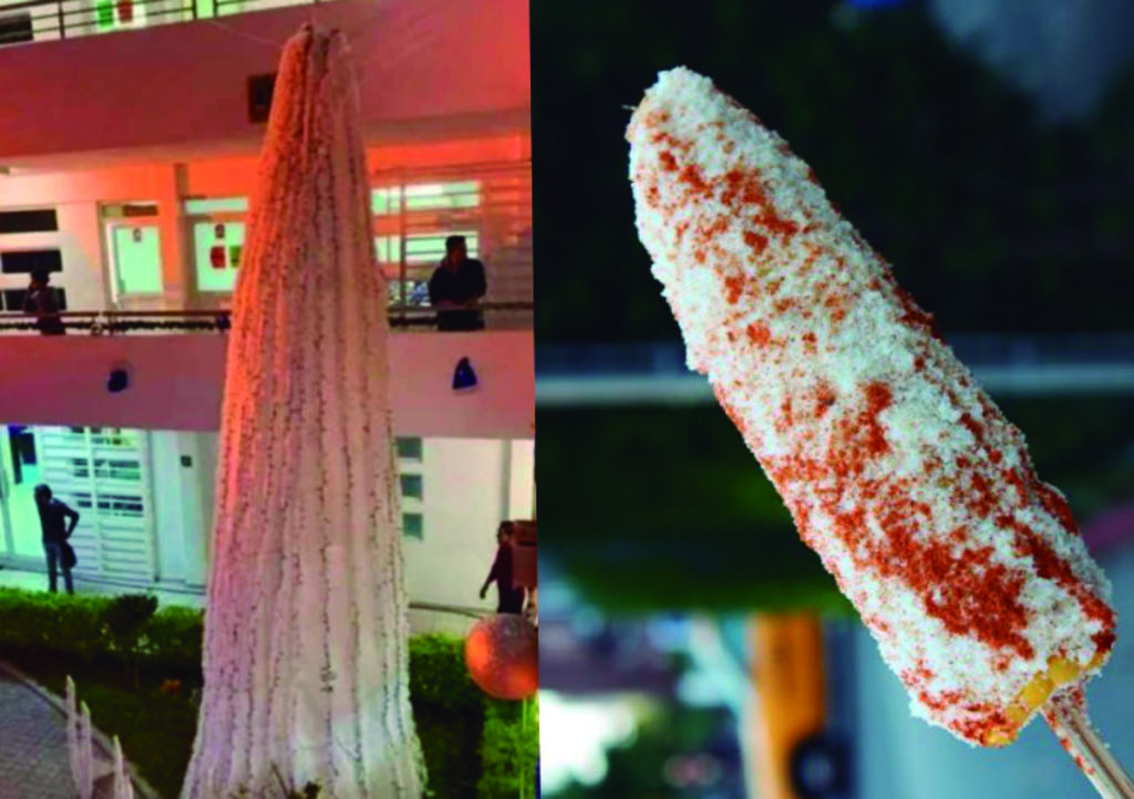 Viral: Obligan a alumnos a pagar árbol de navidad y colocan 'elote gigante'