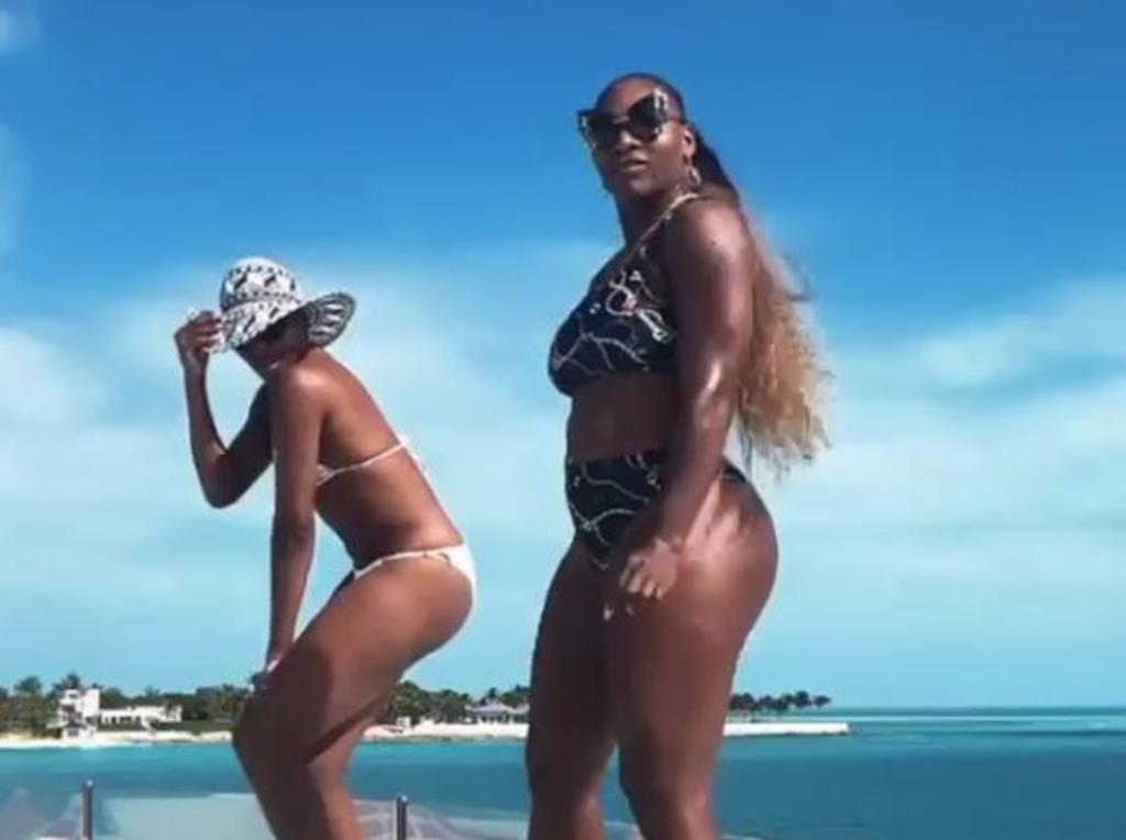 Serena y Venus Williams enamoran con 'twerk' en yate