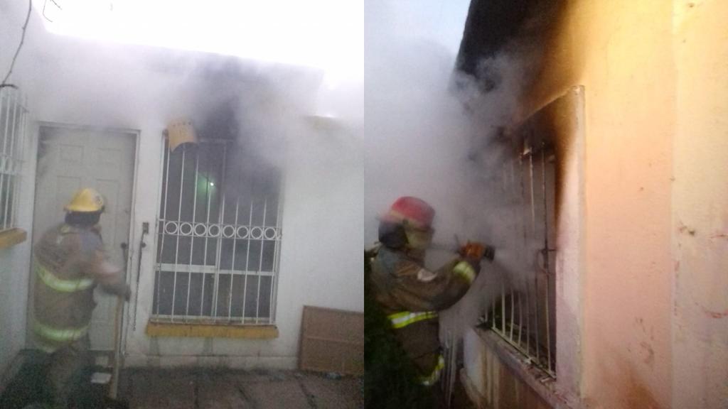 Se registra incendio en domicilio