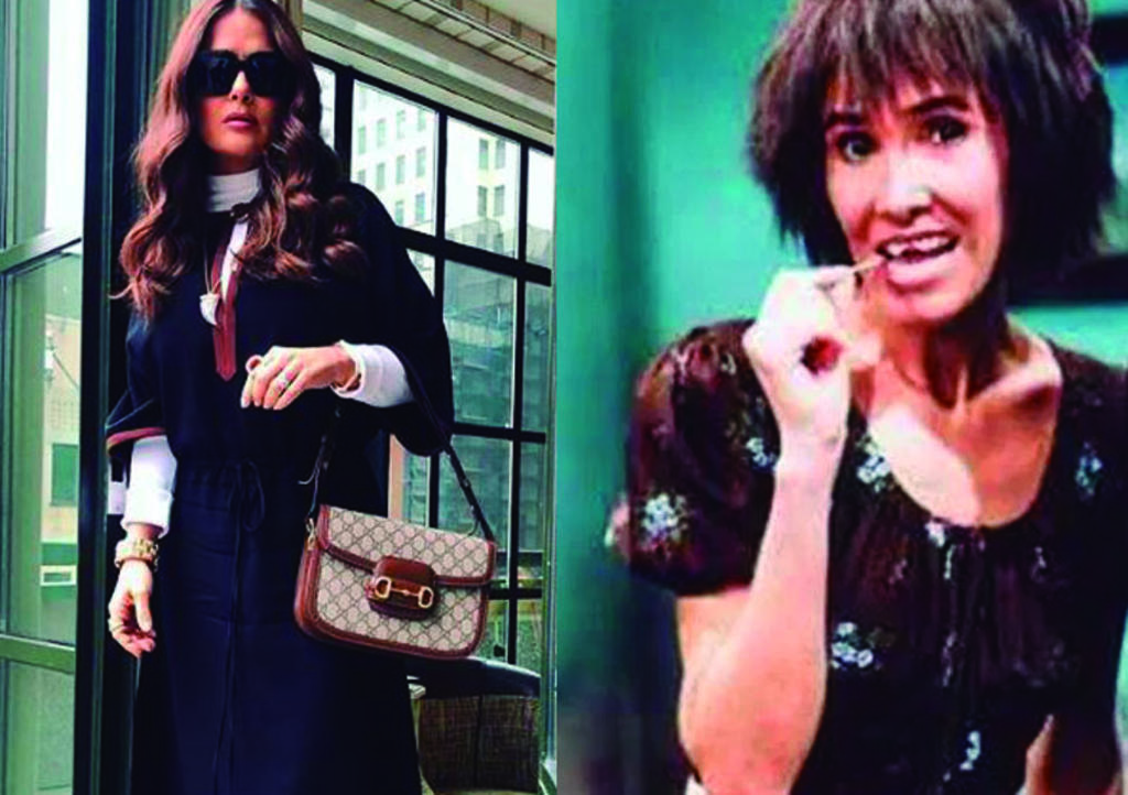 Llaman 'Chimoltrufia' a Salma Hayek por usar calcetas con sandalias