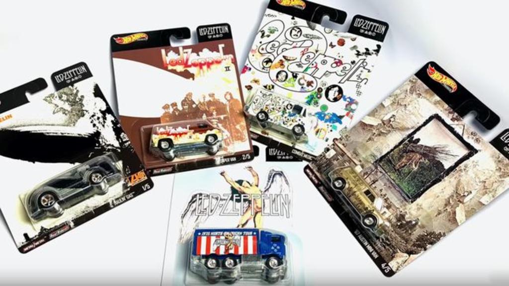 Hot Wheels rinde homenaje a Led Zeppelin con 5 modelos