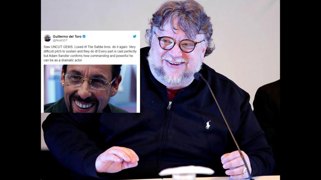Guillermo Del Toro elogia trabajo de Adam Sandler