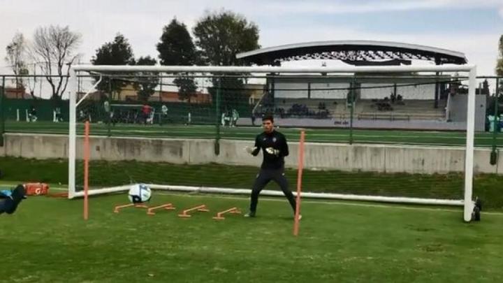 Jurado entrena con la Máquina de la Cruz Azul