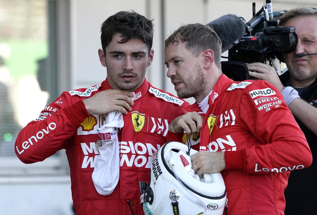 Lecler le aprende a Vettel en su primer año con Ferrari