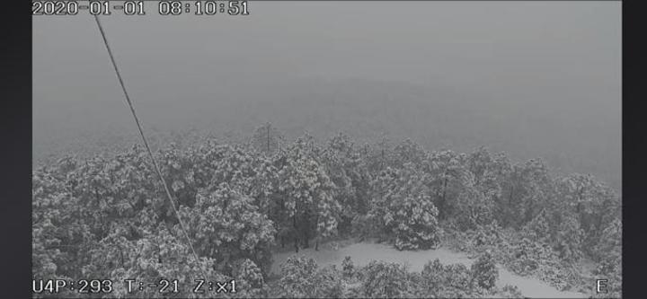 Reportan nevadas en Tepehuanes y San Dimas