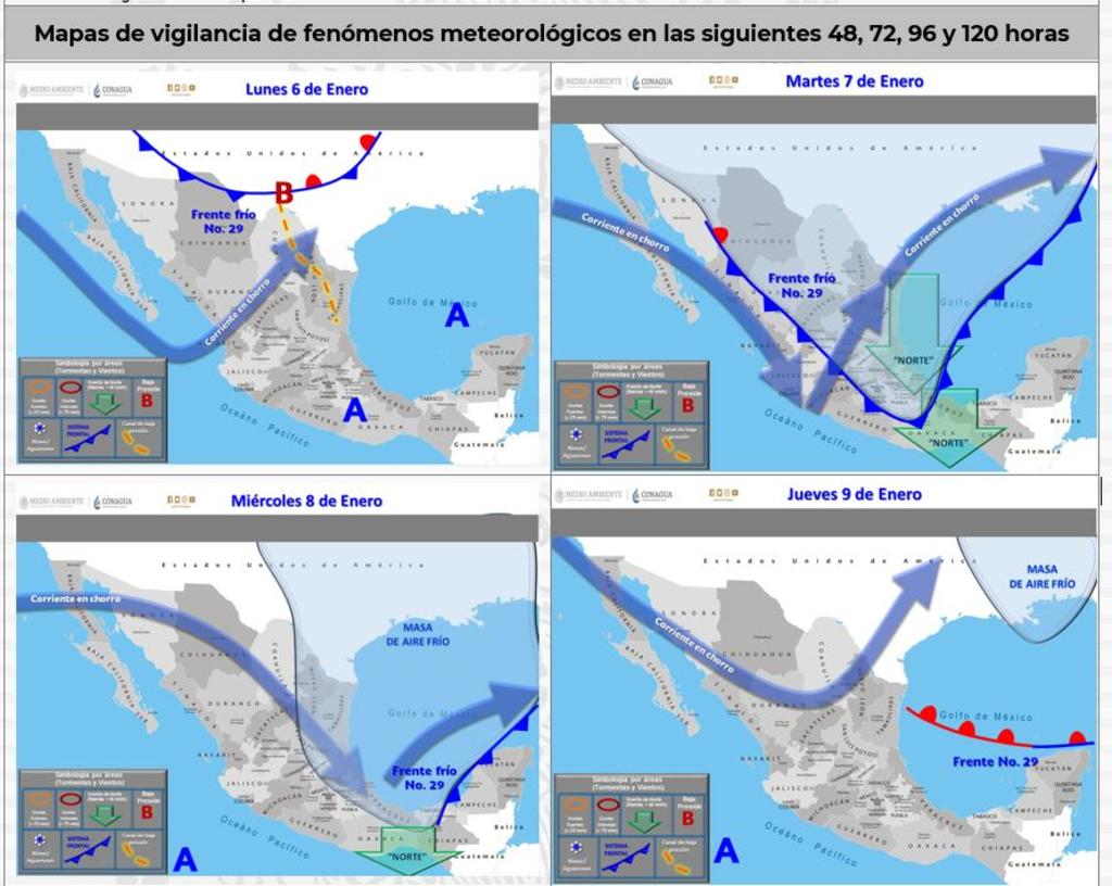 Pronostican gradual alza de temperaturas en parte de México