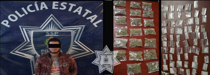 'Cae' pucher de marihuana y cristal en Pánuco de Coronado