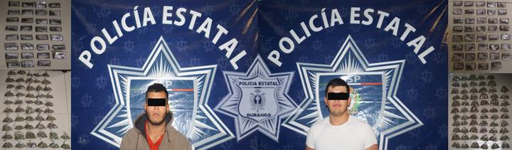 Hermanos zacatecanos vendían droga en Durango