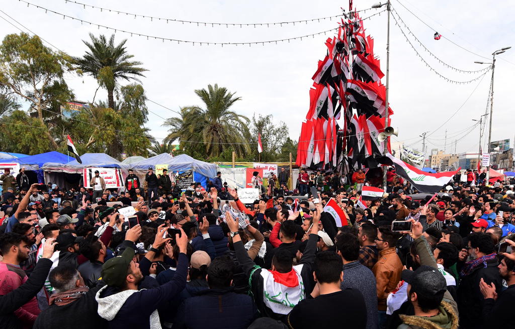 Protestan iraquíes en contra de EUA e Irán; Bagdad pide salida de tropas