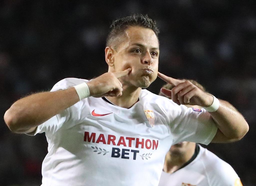 'Chicharito' Hernández se ausenta en entrenamiento del Sevilla