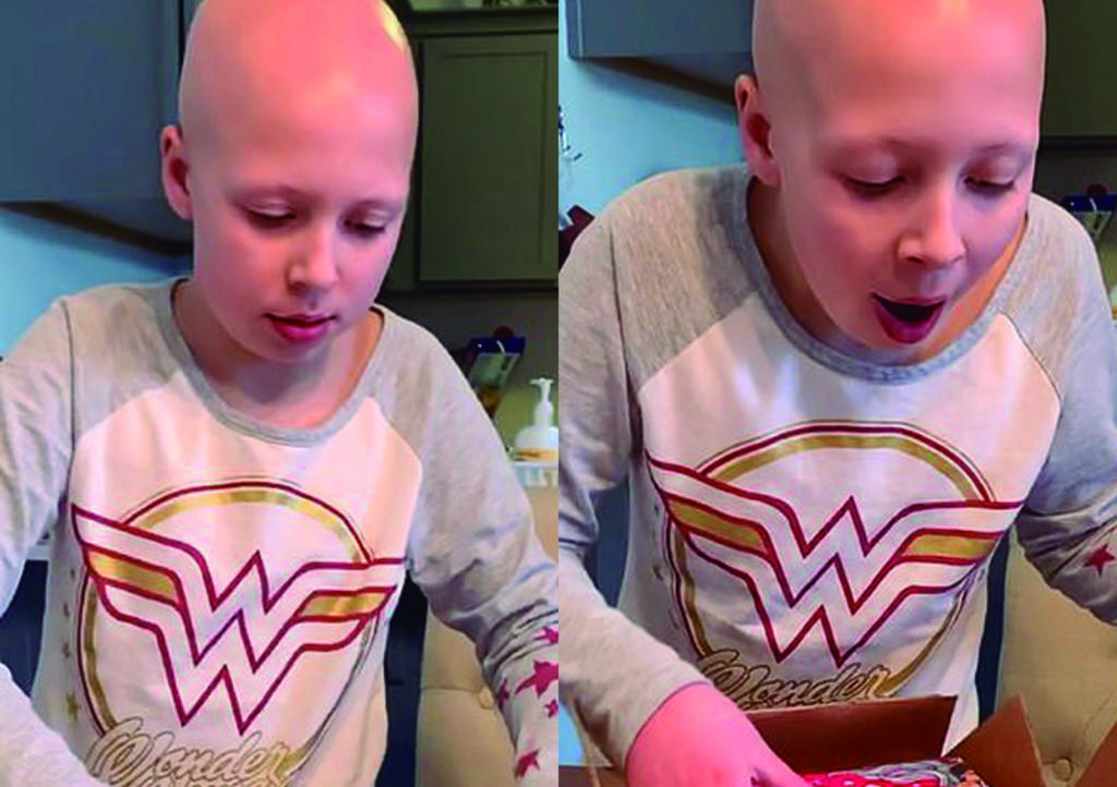 'Es igual a mi'; niña con alopecia reacciona al recibir Barbie sin cabello