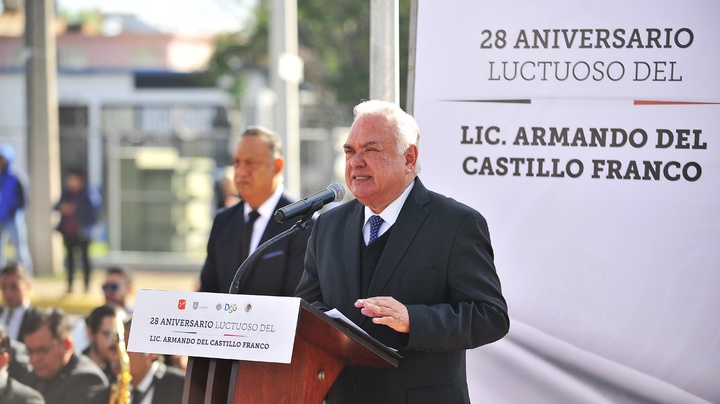 Conmemoran 28 Aniversario luctuoso de Armando del Castillo Franco
