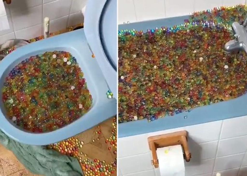 Youtuber inunda su baño cuando una broma le sale mal