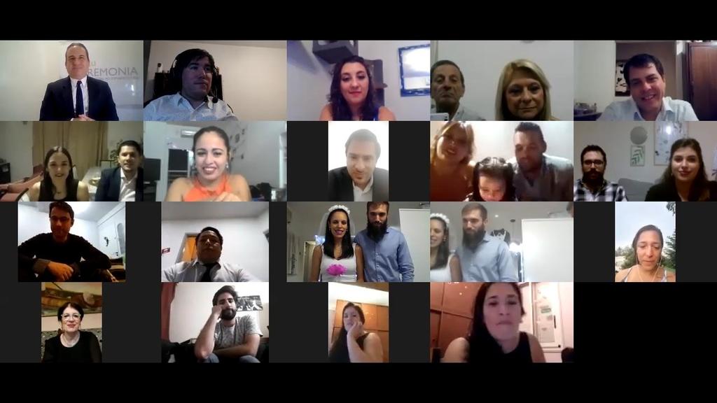 ¿Cómo se realiza una boda por videollamada?