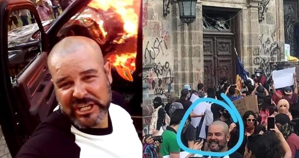 Ubican en redes a manifestante violento que ha sido visto en diversas protestas