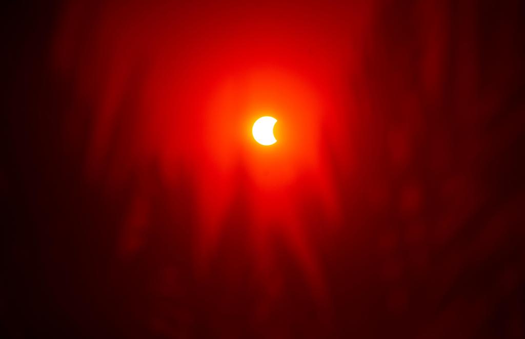 Observan eclipse solar 'Anillo de fuego' en África y Asia