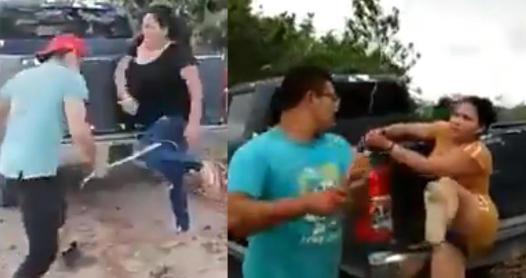 VIDEO: Mujeres son golpeadas por supuestos sicarios en Tabasco