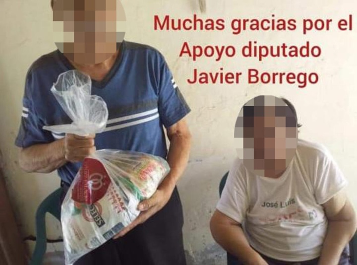 Entrega Gómez apoyo alimenticio en Coahuila