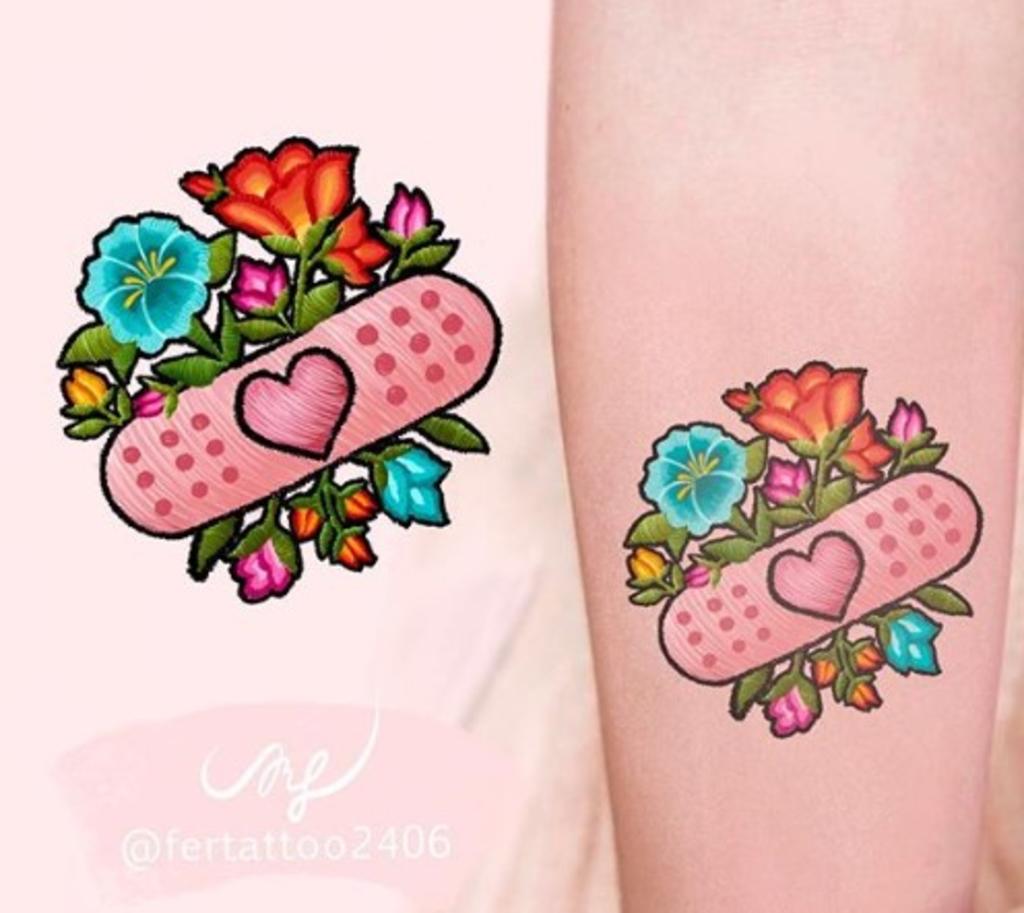 María Fernanda, la tatuadora que 'borda' sus diseños en la piel