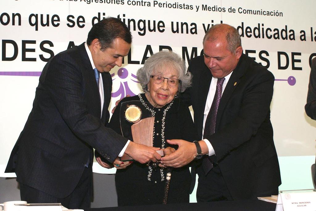Muere la periodista Mercedes Aguilar a los 92 años