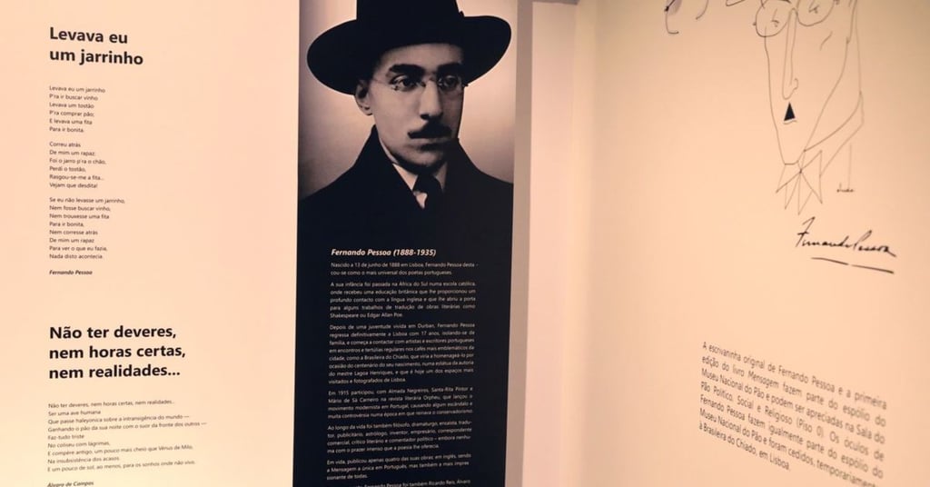 En museo, último escritorio de Fernando Pessoa
