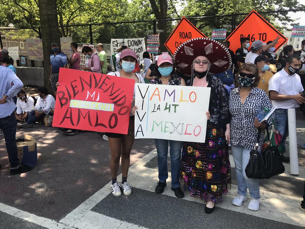 Arman fiesta mexicana por visita de AMLO a la Casa Blanca