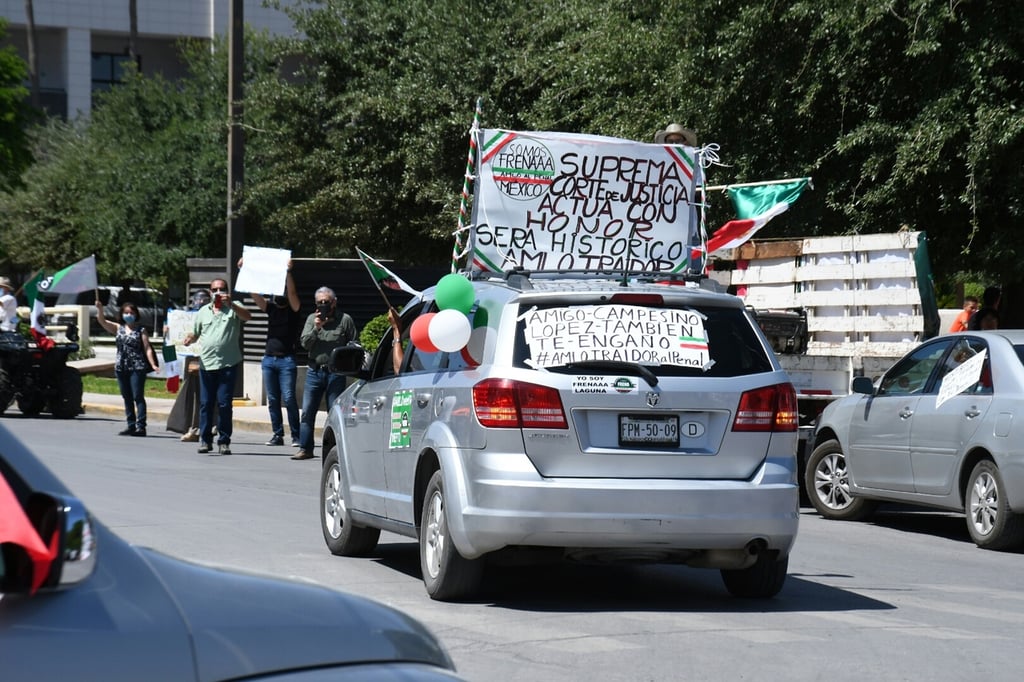 Protestan, otra vez, contra AMLO en La Laguna